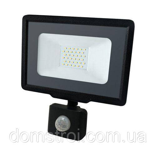 Світлодіодний прожектор BIOM 30W S5-SMD-30-Slim+Sensor 6200 К 220 V IP65