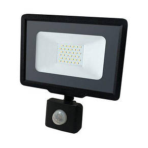 Світлодіодний прожектор BIOM 30W S5-SMD-30-Slim+Sensor 6200 К 220 V IP65, фото 1