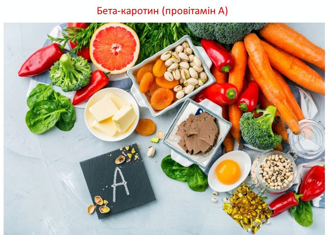 Бета-каротин (провітамін А) Бета-каротин (провітамін А)