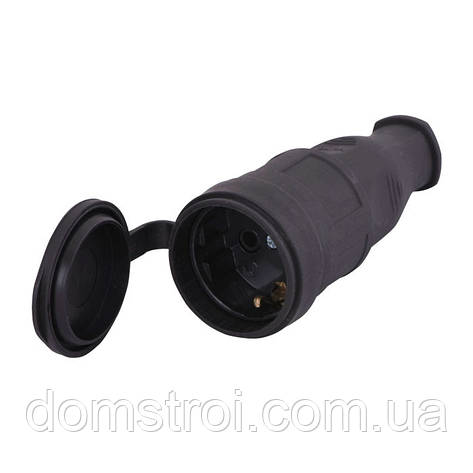 Розетка переносна каучук 16A, фото 1