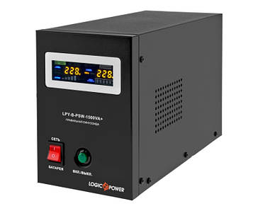 Джерело безперебійного живлення LogicPower LPY-B-PSW-1500VA + (1050 Вт, 24В)