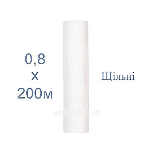 Одноразові простирадла білі 0,8х200м щільні, спанбонд на кушетку