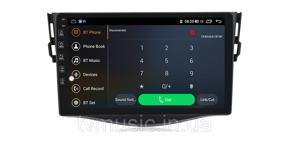 Штатна магнітола Torssen Toyota Rav4 2006-2012 F9464 4G, фото 1