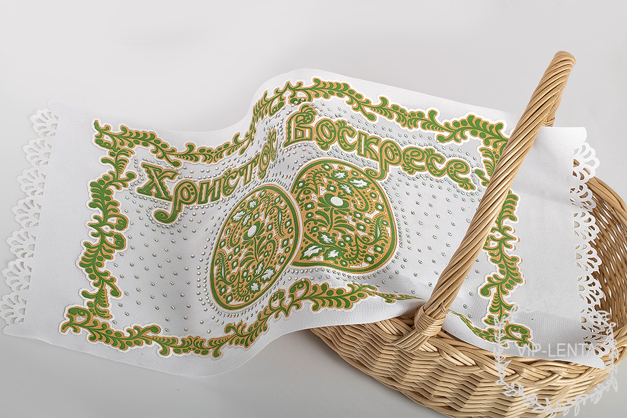 Зелена великодня Піянка-салфетка