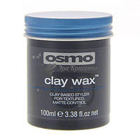Фіксуючий віск без блиску з матуючим ефектом Clay Wax Osmo, 100 мл