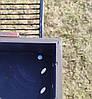 Мангал стаціонарний 3 мм. Якісний, розбірний, кований, переносний. VULKAN STAL 1 m, фото 5