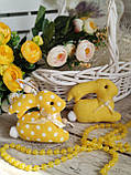 Великодній кролик, кролик текстильна іграшка, декор на Великдень,, фото 6