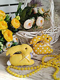 Великодній кролик, кролик текстильна іграшка, декор на Великдень,, фото 9