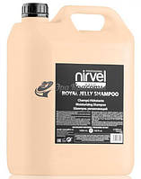 Шампунь с пчелиным маточным молочком Basic Royal Jelly Shampoo Nirvel Professional, 5000 мл