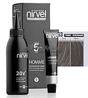 Крем-краска для мужчин G3 Темно-серый Homme Hair Nirvel Professional, 2*30 мл