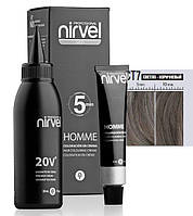 Крем-краска для мужчин СТ7 Светло-коричневый Homme Hair Nirvel Professional, 2*30 мл