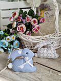 Великодній кролик, текстильна іграшка, декор на Великдень,, фото 5
