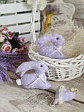 Великодній кролик, текстильна іграшка, декор на Великдень,, фото 6