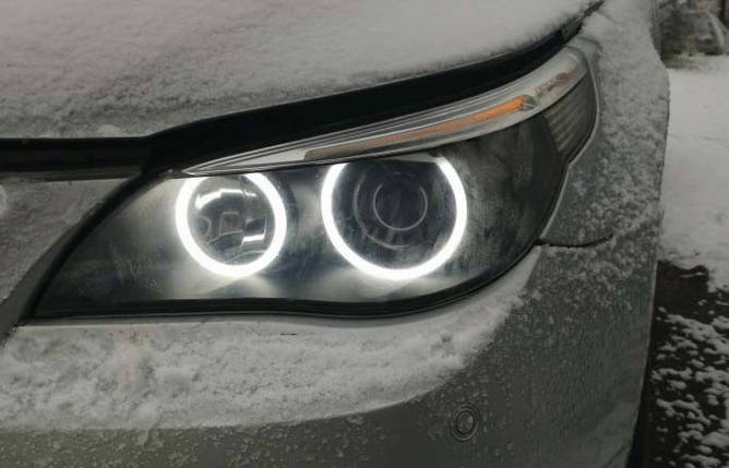 Ангельські глазки для BMW E60 LED  (2*106 + 2*131 мм), фото 2