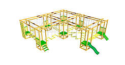 Модульний мотузковий майданчик на 13 конкурсів