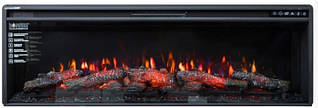 Вбудовуваний декоративний електрокамін обігрівач з пультом BONFIRE Sapfire 50 L широкий електричний камін