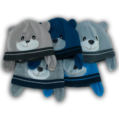 Весенние шапки на завязках для мальчика