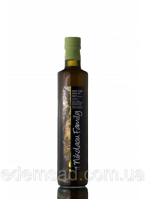 Олія оливкова нефільтрована холодний віджим Nikolaou Family ГРЕЦІЯ, 500 мл скло