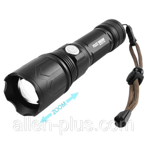 Ліхтар ручний BL-P511-P50, акумулятор 18650/26650, microUSB, zoom