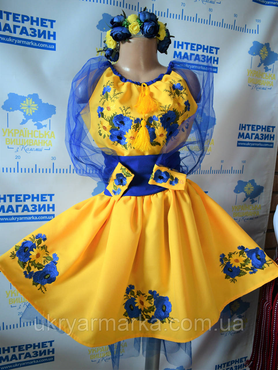 Вишите плаття для дівчинки "Кульбаба" - найкраще перше плаття-вишиванка