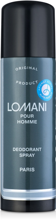 "Lomani" Parfums Parour Чоловічий парфумований дезодорант, 200 мл, фото 1