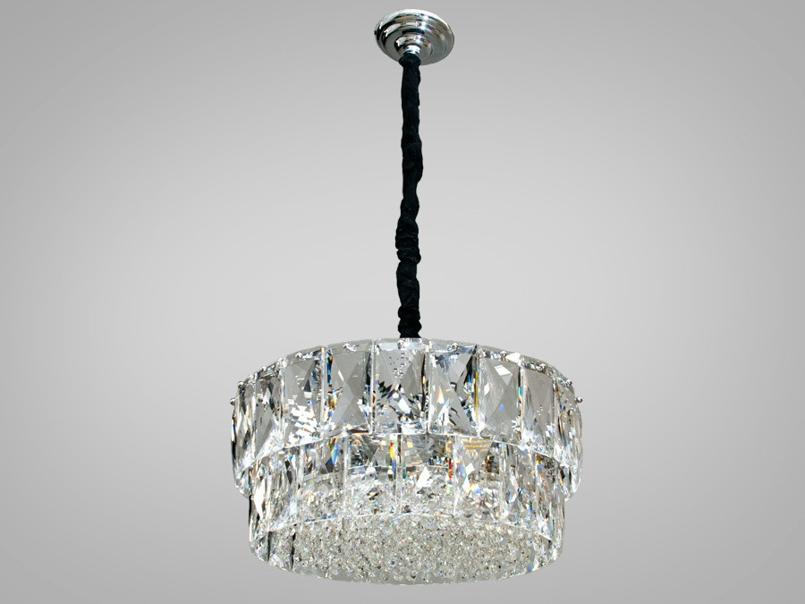 Сучасна кришталева люстра 8070-500HR+WH, фото 1