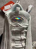 Жіночі кросівки Nike Air Max 97 White Perlamutr, білі шкіряні кросівки найк аір макс 97 аїр, фото 5
