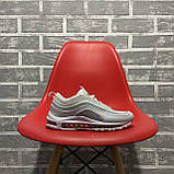 Жіночі кросівки Nike Air Max 97 White Perlamutr, білі шкіряні кросівки найк аір макс 97 аїр, фото 6