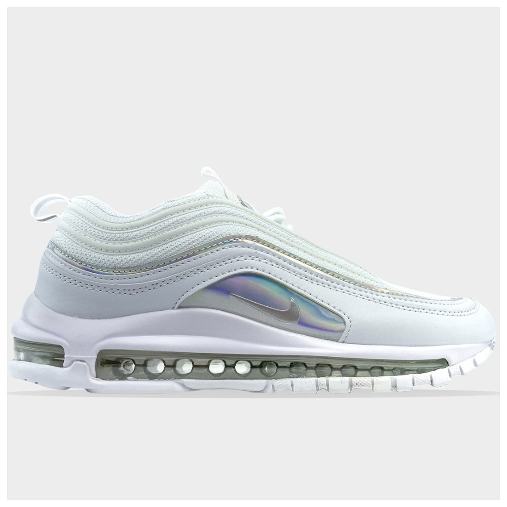 Жіночі кросівки Nike Air Max 97 White Perlamutr, білі шкіряні кросівки найк аір макс 97 аїр, фото 1