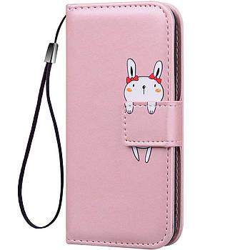 Чохол-книжка Animal Wallet для Samsung J610 Galaxy J6 Plus 2018 Rabbit