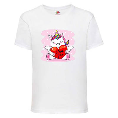 Футболка Єдиноріг
 (Edinorog - 0024) біла 104-116-128-140-152-164 розмір