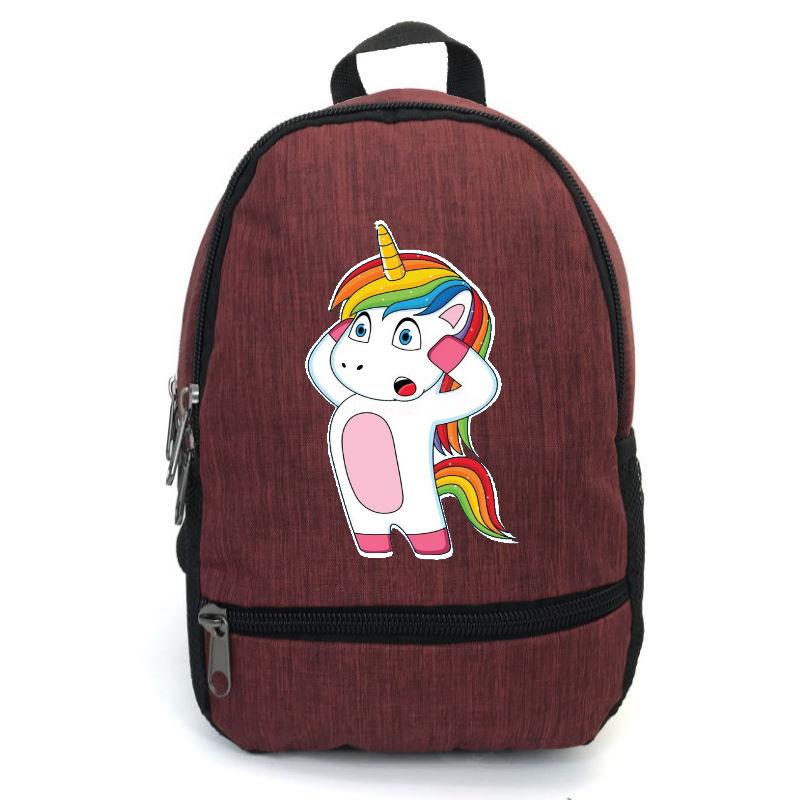 Рюкзак дитячий Єдиноріг 0016 ( Unicorn ) Cappuccino Toys EDN-0016 red червоний