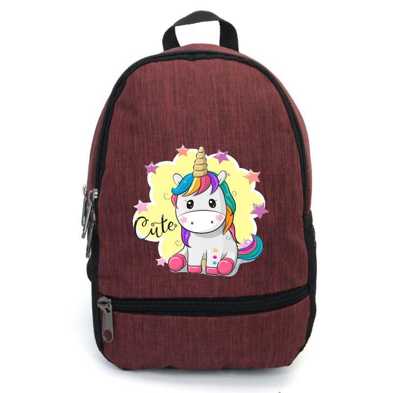 Рюкзак дитячий Єдиноріг 0030 ( Unicorn ) Cappuccino Toys EDN-0030 red червоний