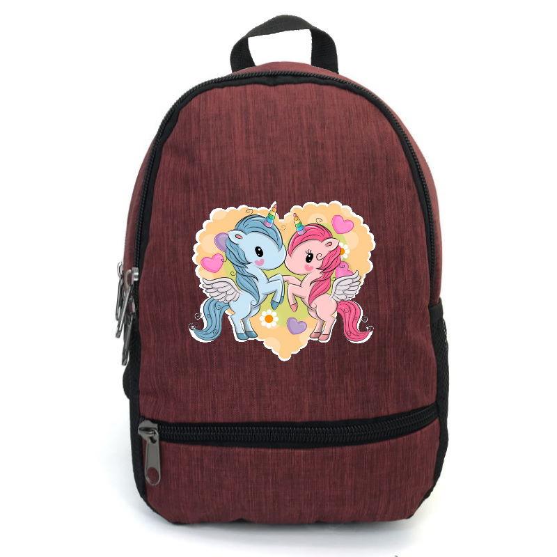 Рюкзак дитячий Єдиноріг 0032 ( Unicorn ) Cappuccino Toys EDN-0032 red червоний