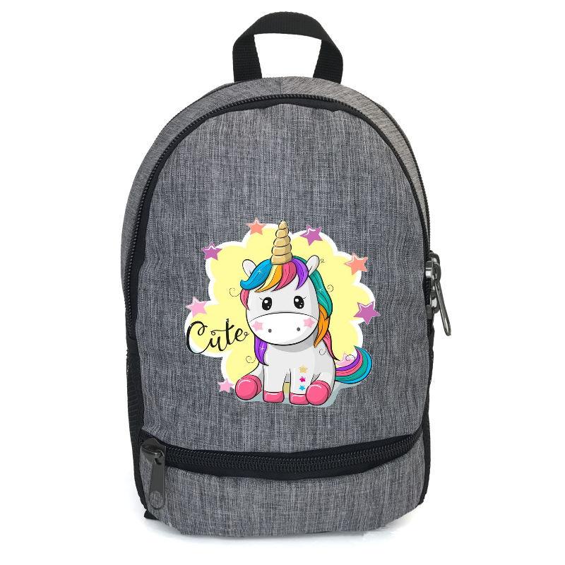 Рюкзак дитячий Єдиноріг 0030 ( Unicorn ) Cappuccino Toys EDN-0030 grey сірий