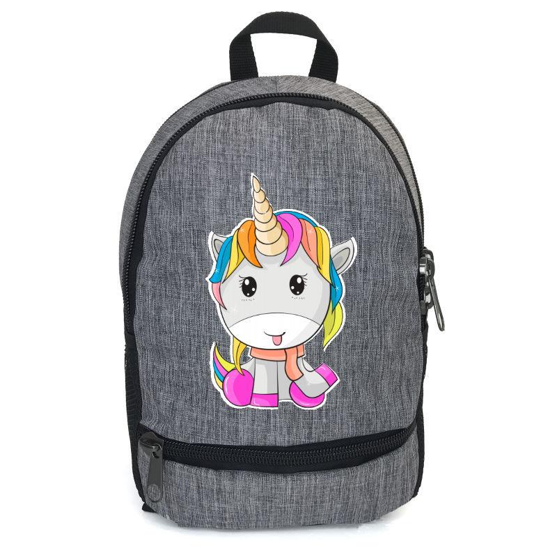 Рюкзак дитячий Єдиноріг 0033 ( Unicorn ) Cappuccino Toys EDN-0033 grey сірий