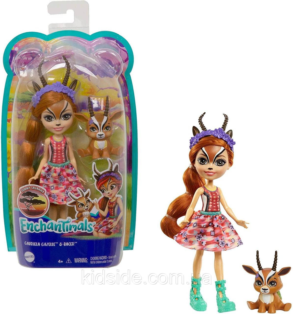 Enchantimals GTM26 Лялька Габріела Газель з вихованцем