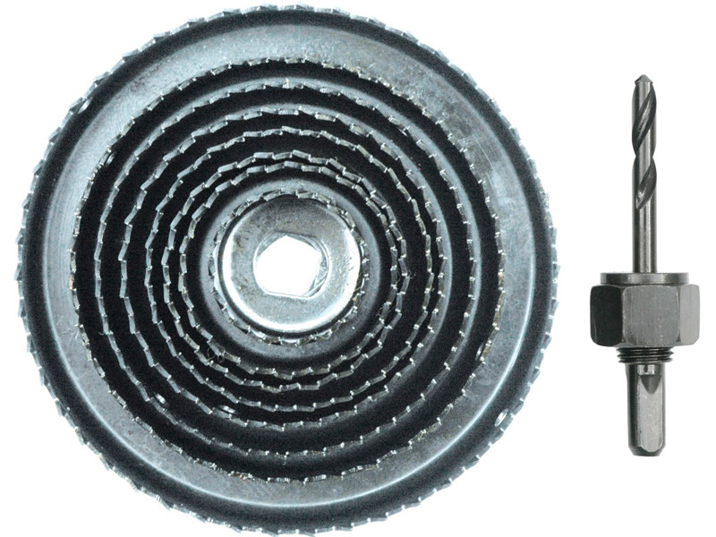 Набір коронок для дерева 38-127 мм Vorel 22572