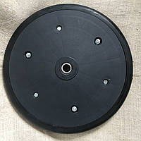 Прикотуюче колесо в зборі ( диск поліпропілен ) з підшипником  1” x 12”,   P3996