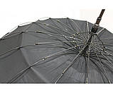 Зонт трость сімейний president 16 спиць 120см купол антиветер чохол, фото 6