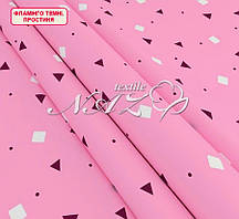 Наволочка бязь 80х80 - Фламінго темні, низ