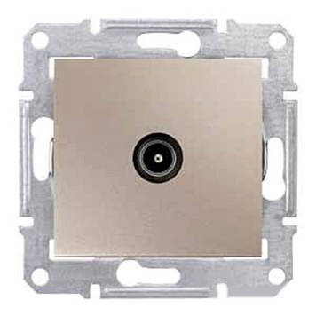 Розетка телевізійна TV кінцева (титан) SEDNA Schneider Electric SDN3201668