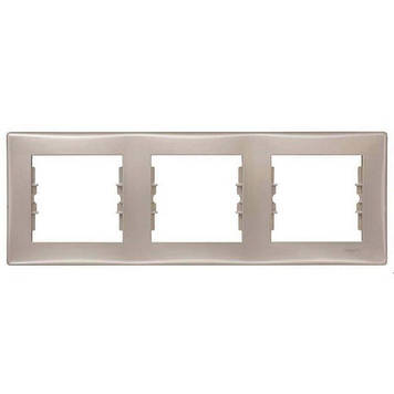 Рамка 3-місна (титан) SEDNA Schneider Electric SDN5800568