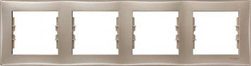 Рамка 4-місна (титан) SEDNA Schneider Electric SDN5800768