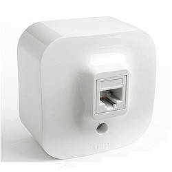 RJ 11 телефонна розетка Forix (Quteo) (білий) 782414