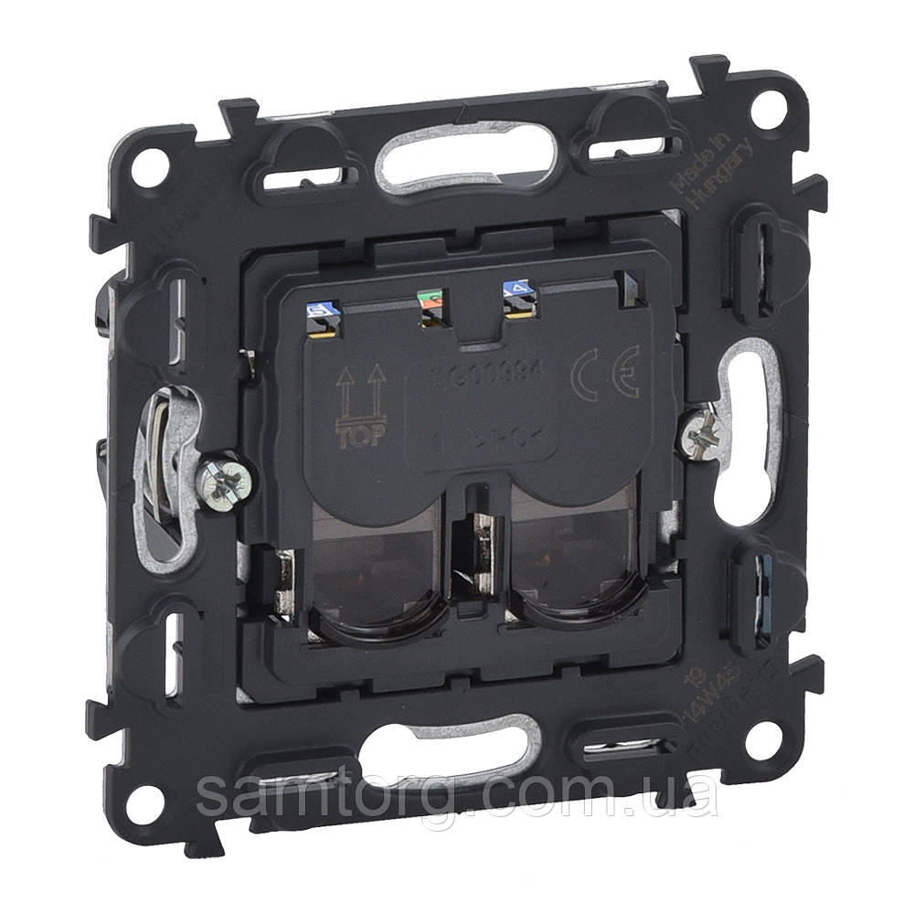 753041 Valena IN MATIC Розетка подвійна RJ45 Кат.5е UTP 753041, фото 1