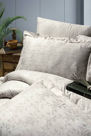 Постільна білизна First Choice Jacquard Satin "Amore Champagne" JS 206, фото 4
