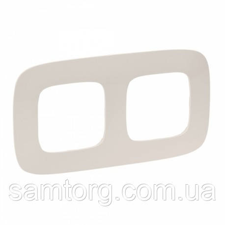 Рамка 2 пости Слонова кістка Valena Allure 754312, фото 1