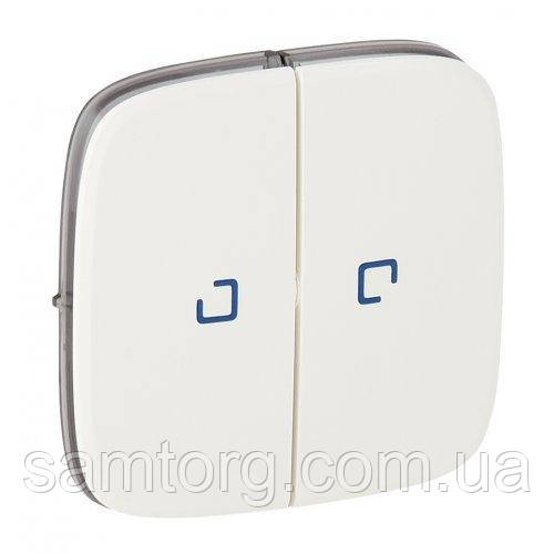 Клавіша 2-кл. вимикача з підсвіткою Біла серія Valena ALLURE LEGRAND 755225