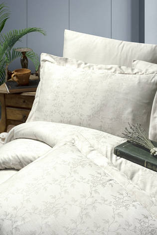 Постільна білизна First Choice Jacquard Satin "Amore Cream" JS 211, фото 3